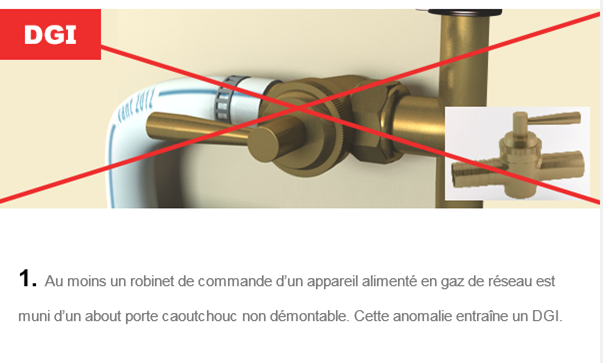 Peut-on utiliser un robinet à about porte-caoutchouc soudé pour des  installations de combustibles gazeux alimentées par réseaux ou récipient